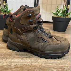 SOLD: Red Wing Vibram Sole Insulated Waterproof Steel Toe Men’s Leather Work B…